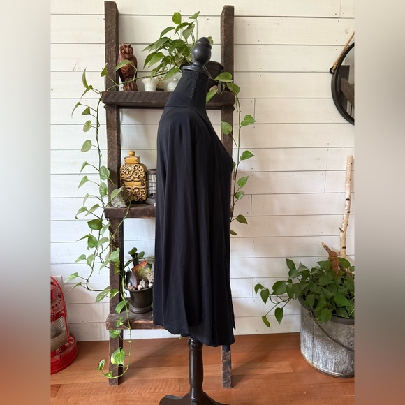 Alfani: Elegant Black Draped Open Front Cardigan - Picture 6 of 17